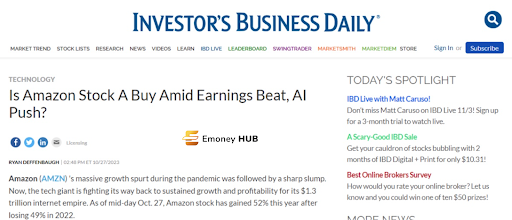 Инвестиции в AmazonInvest