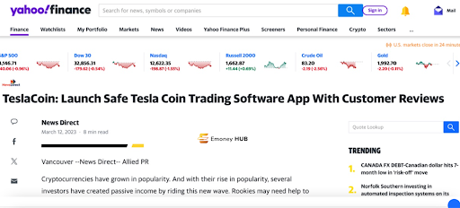Tesla Coin отзыв